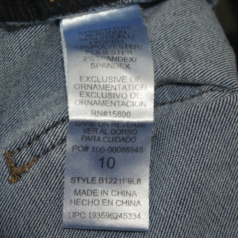 Democracy Ab solution Bootcut Jeans Dark Wash Blue Stretch Denim Womens Size 10 - Picture 11 of 15